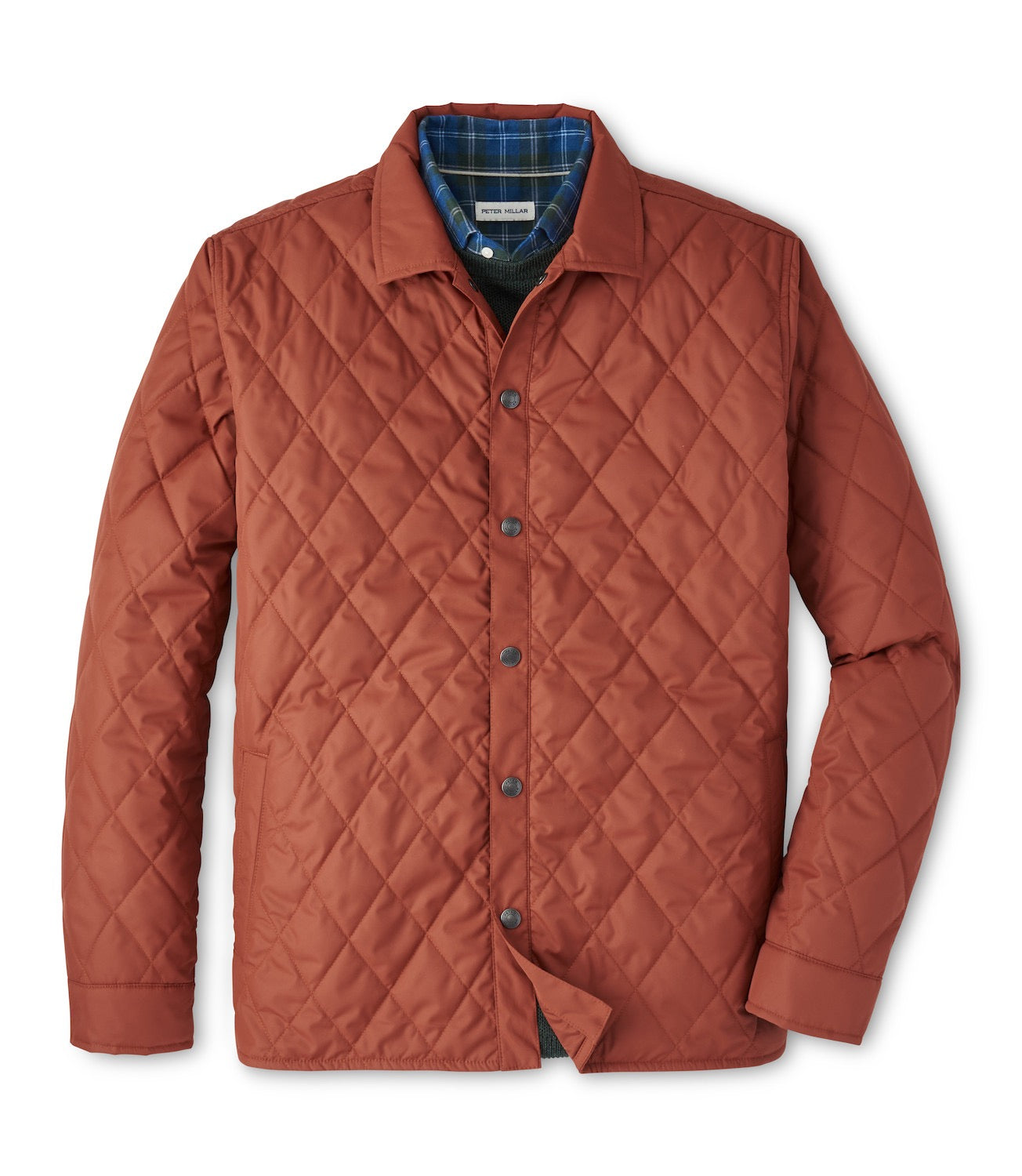 Peter Millar Brighton Shirt Jacket  - SPARROW RED