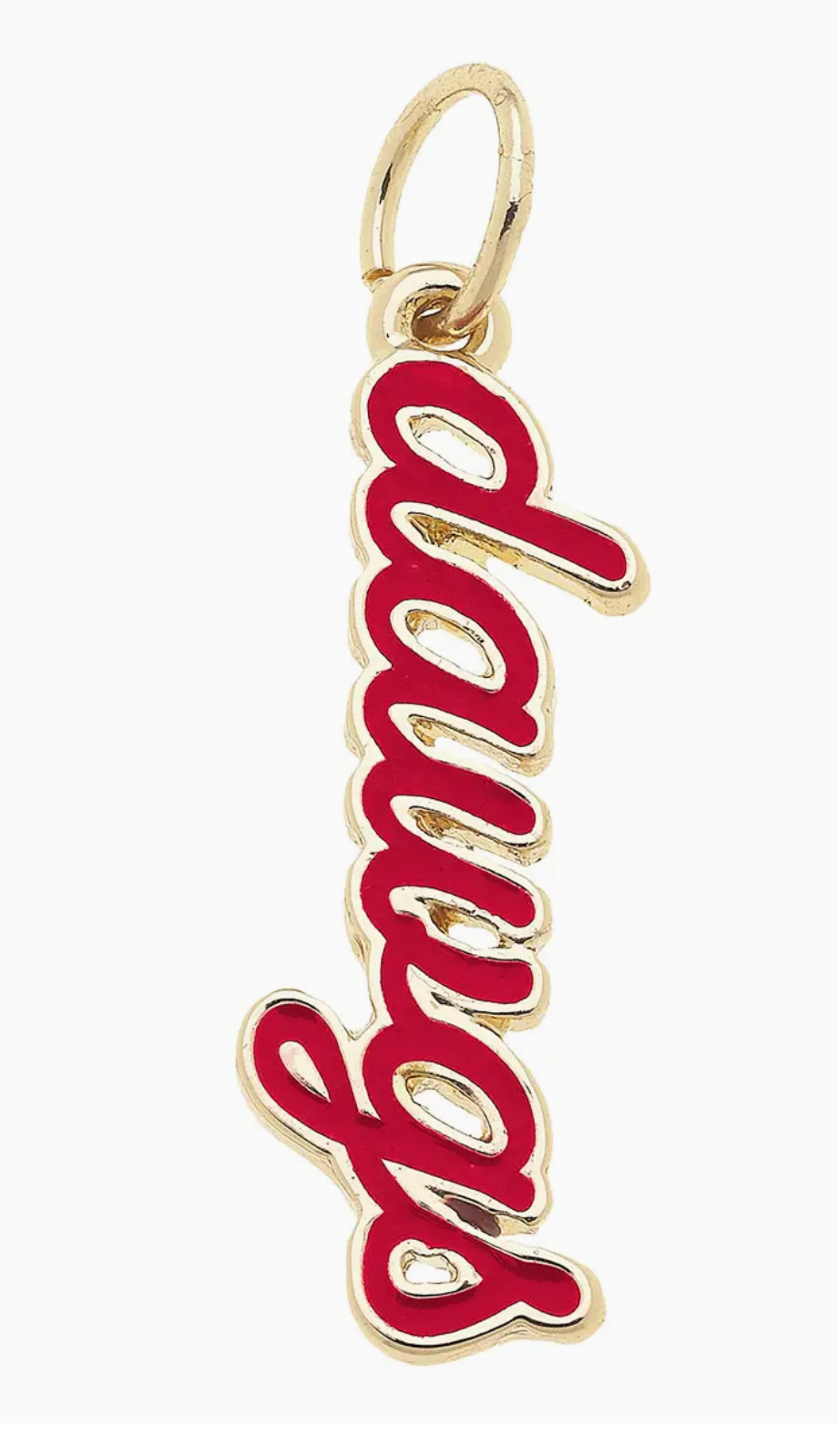 CS Georgia Bulldogs Enamel Script Charm