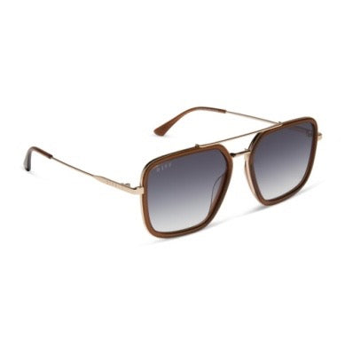 DIFF Eyewear Jordan WHISKEY GOLD + GREY GRADIENT