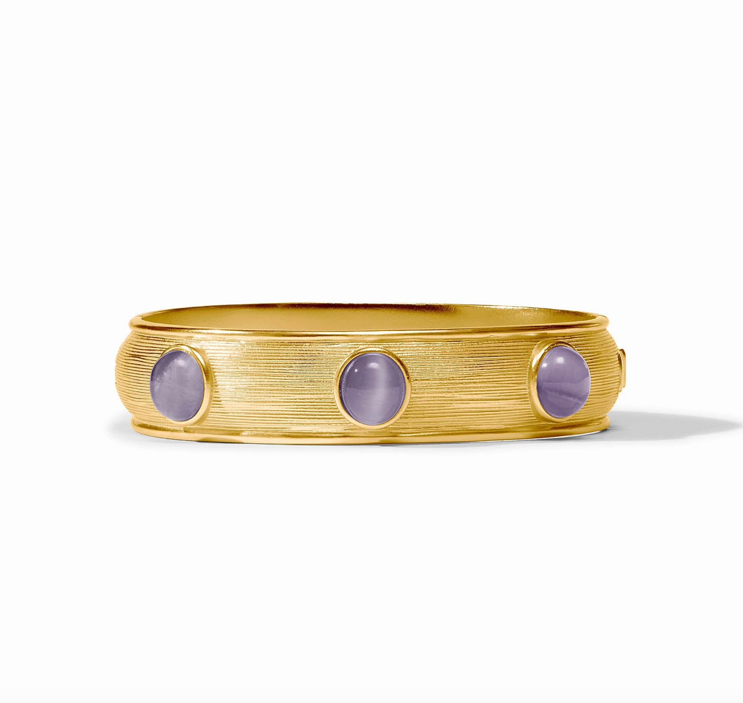 JV Cobblestone Hinge Bangle BLUE CAT'S EYE - OS