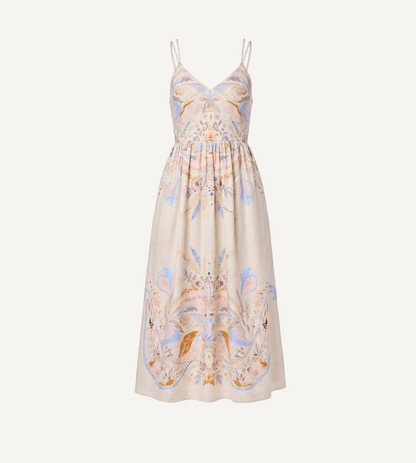 CLE Maryam Midi Dress GOLETA PRINT