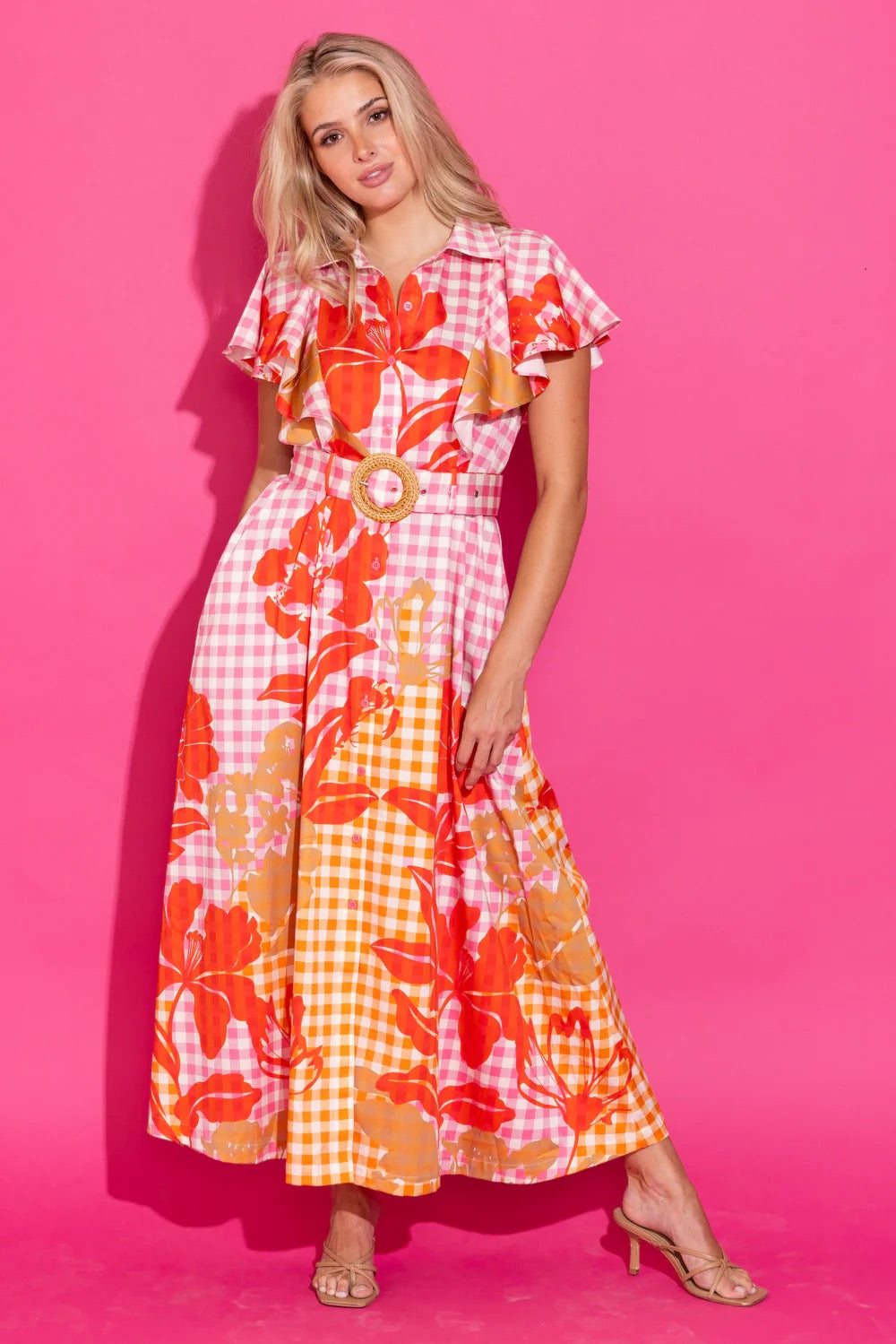 Alden Adair Rose Dress - FLORAL PICNIC