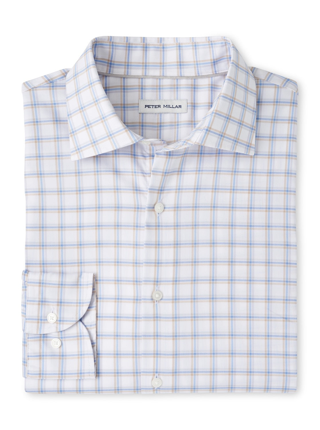 Peter Millar Lenox Crown Lite Cotton-Stretch Sport Shirt - WHITE