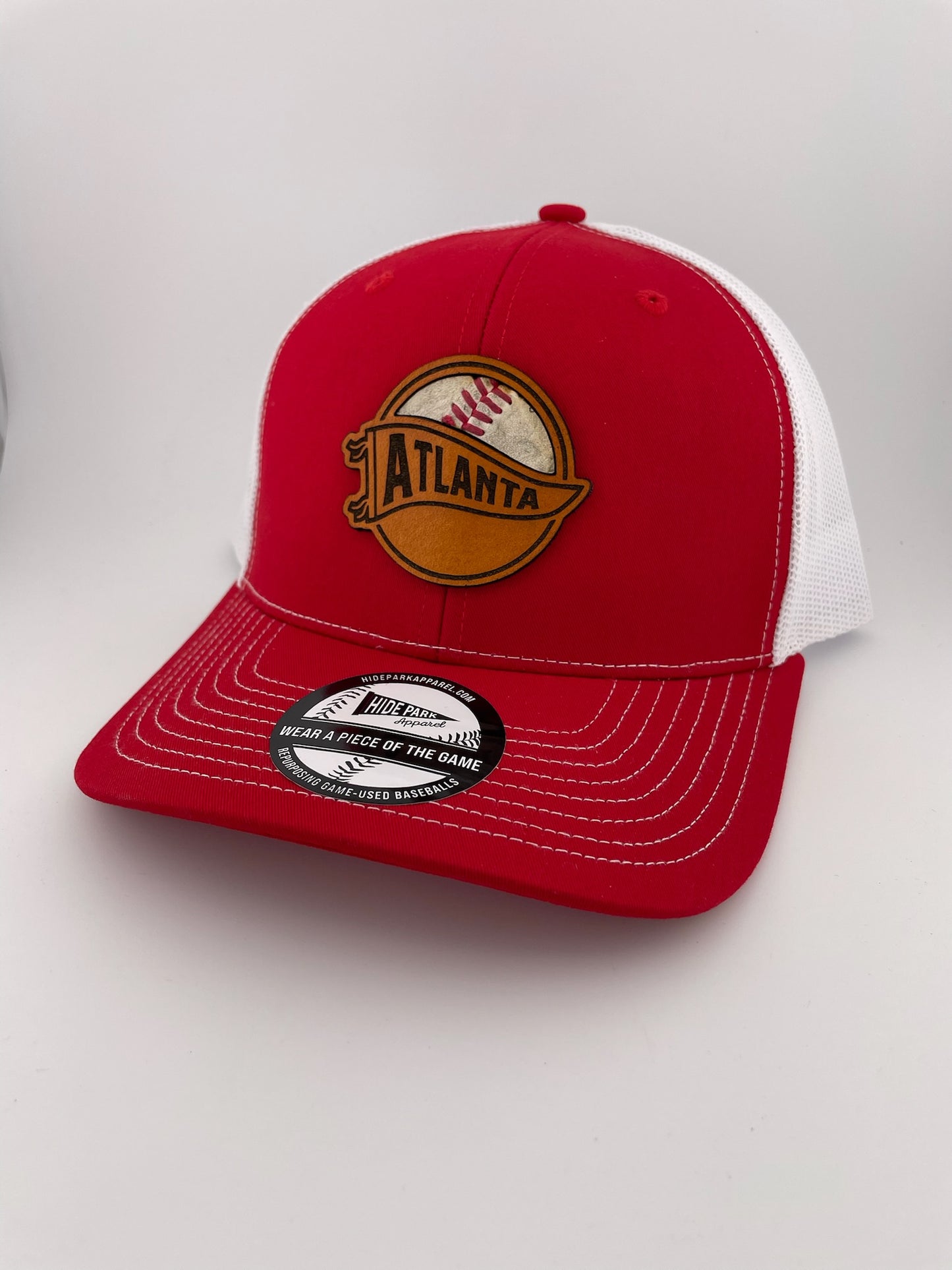 HPA ATL Pennant Baseball Hat RED/WHITE