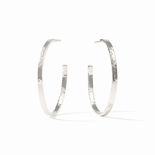 JV Crescent Hoop SILVER - XL