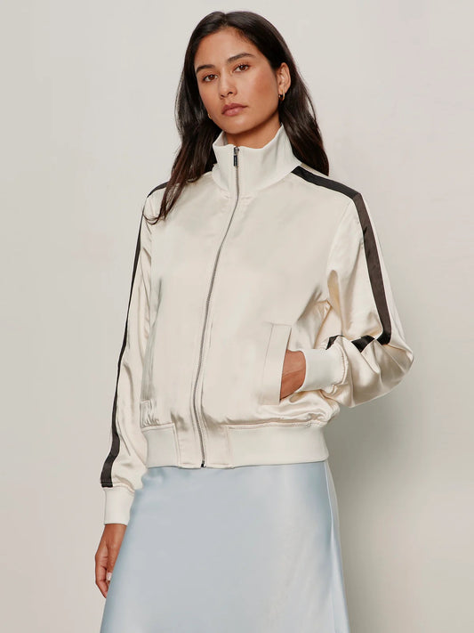 SA Satin Track Jacket COLLAGEN
