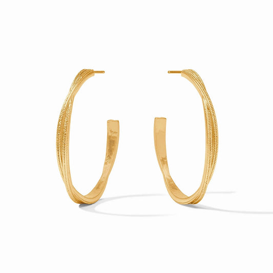 JV Cheval Twist Hoop GOLD