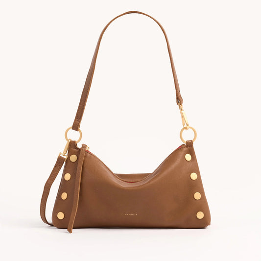 Hammitt Kyle - MAHOGANY PEBBLE/BRUSHED GOLD RED ZIP