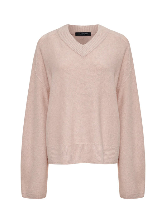 Sanctuary Dreamy V Neck Sweater - HEATHER ROSE