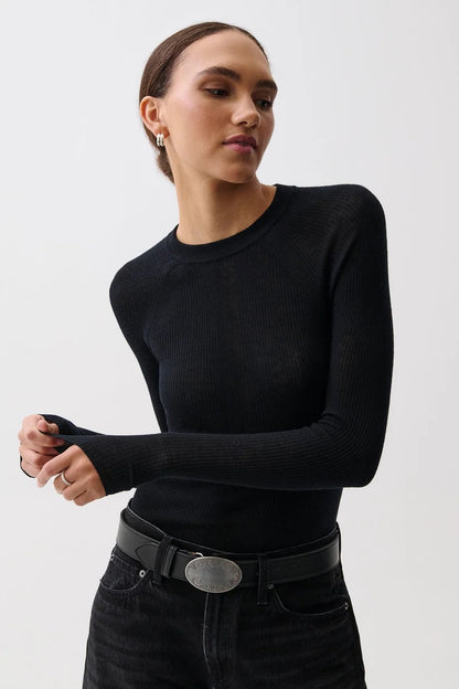Pistola Juno Featherweight Sweater - BLACK