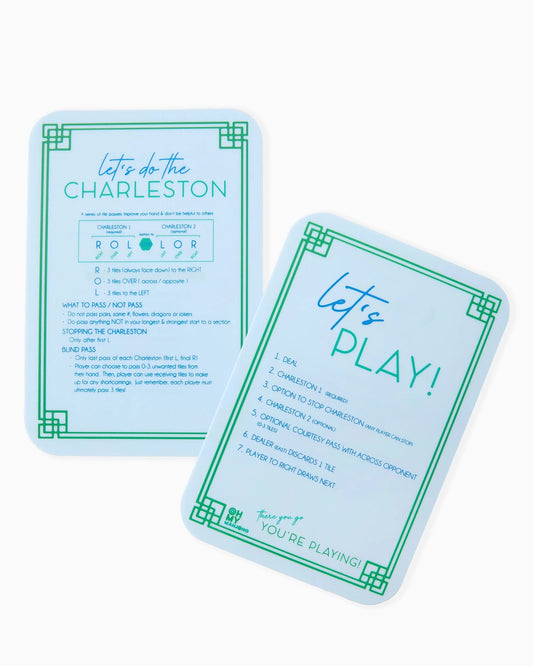 Oh My Mahjong Tile Shuffler - LIGHT BLUE