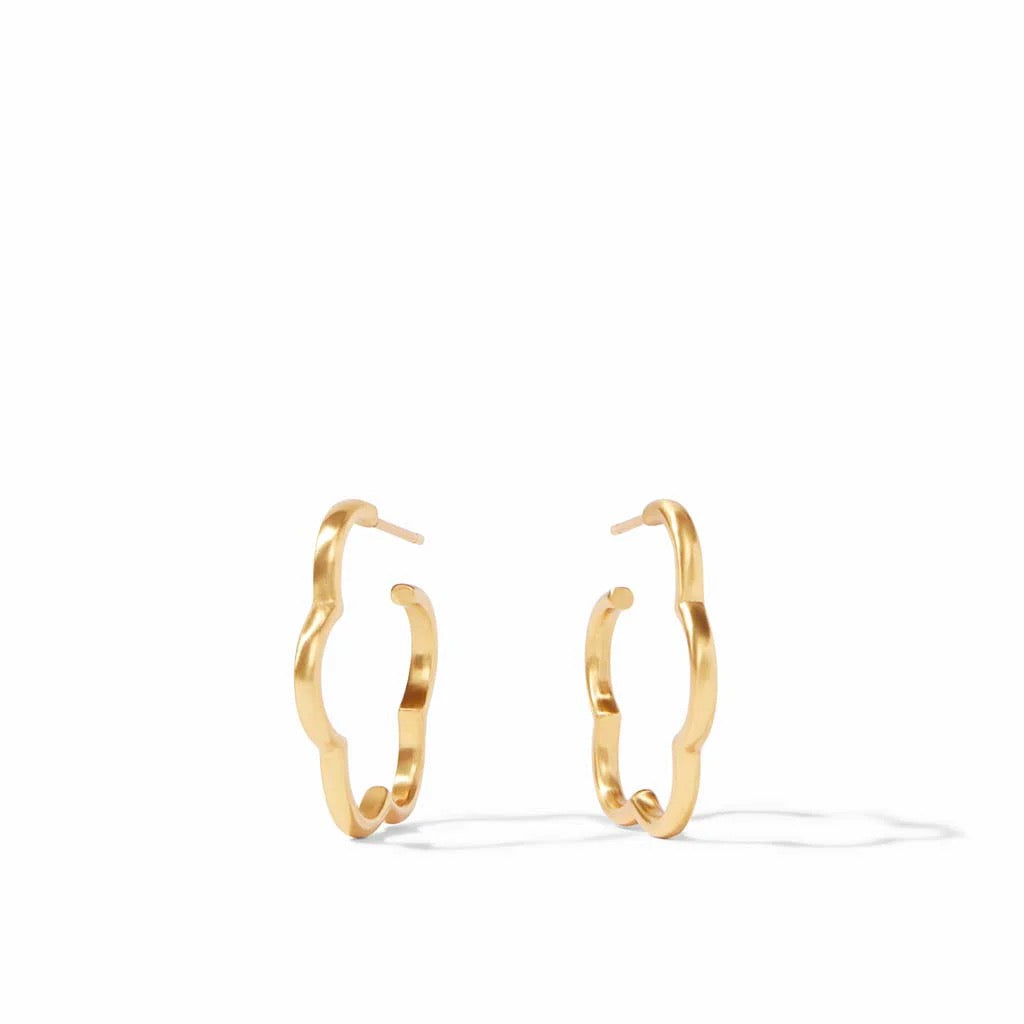 Julie Vos Gardenia Hoop GOLD - S