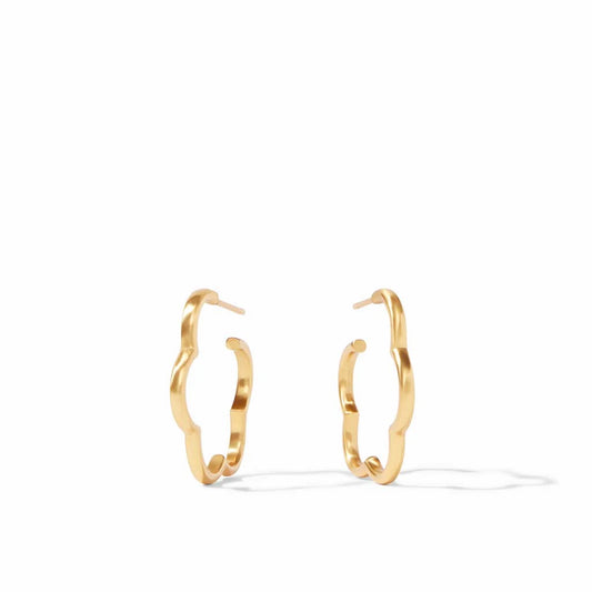 Julie Vos Gardenia Hoop GOLD - S