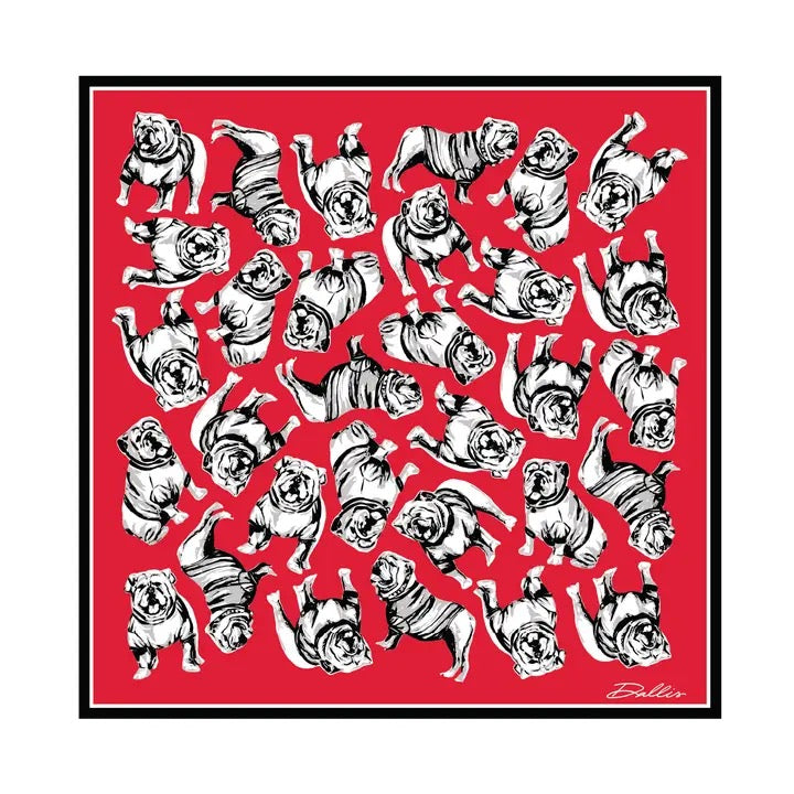 DFA Sic 'Em Gameday Scarf RED - 22x22