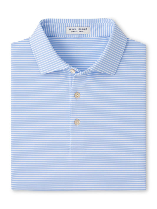 Peter Millar Bolt Performance Jersey Polo - WHITE