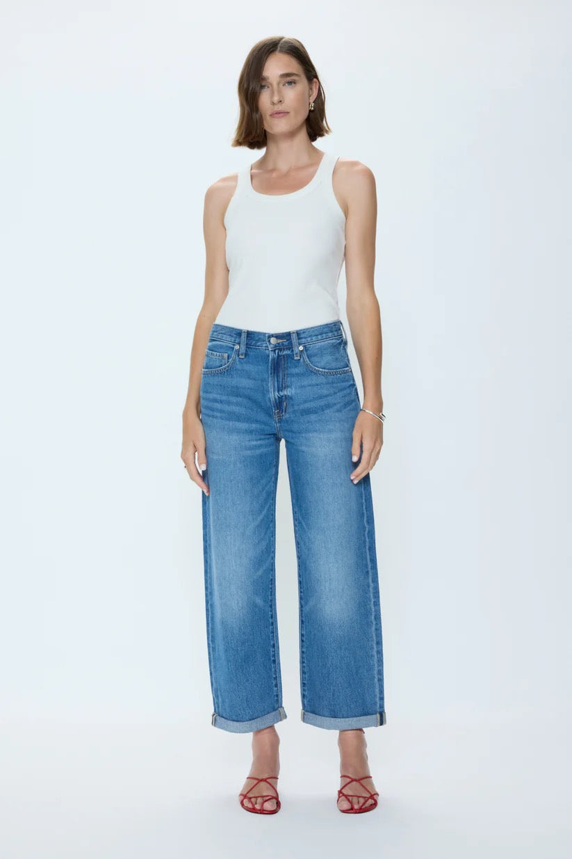 Pistola Donny Rolled Hem Boyfriend Jean - HEARTFELT