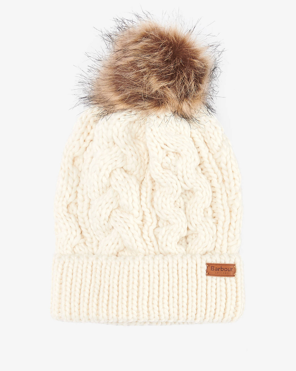 BA Penshaw Cable Knit Beanie CLOUD