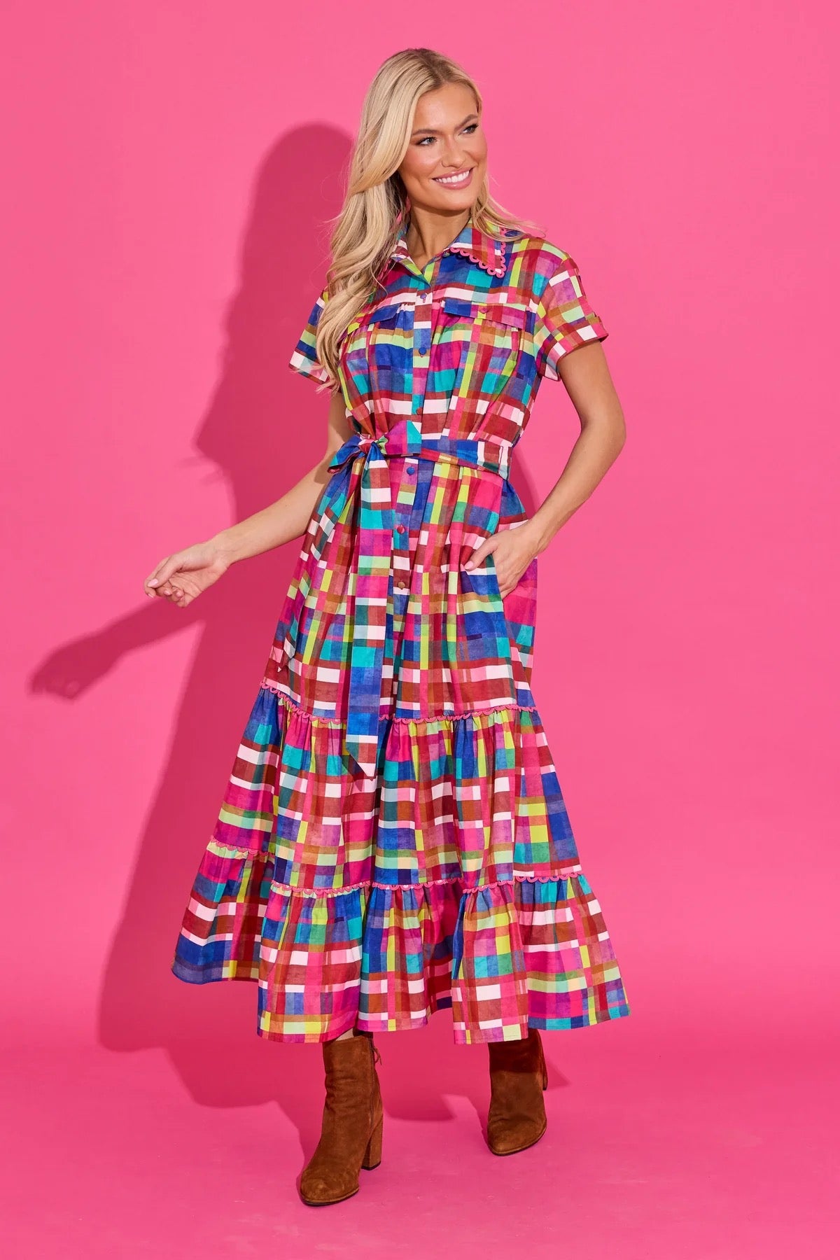 AA Rachel Dress CIRCUS PLAID