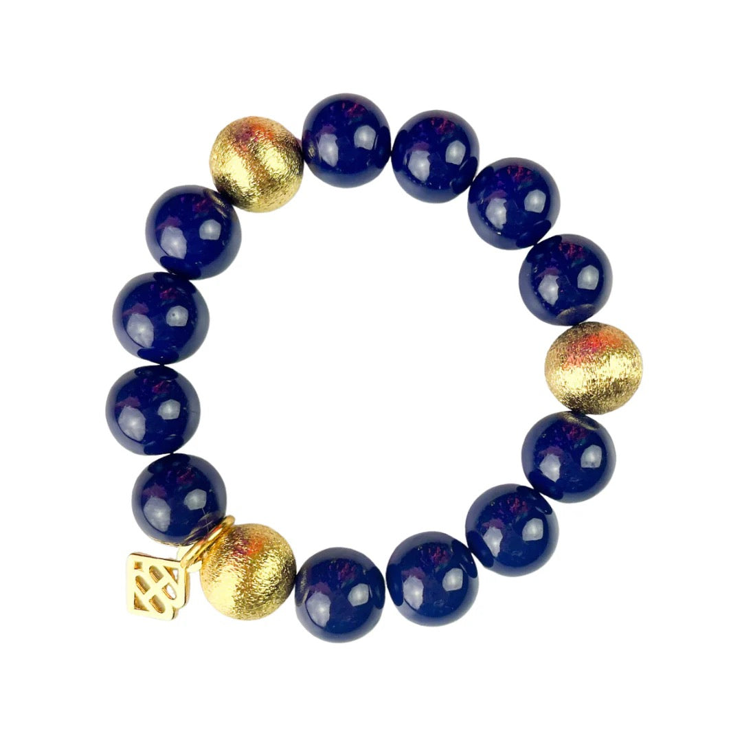 Brianna Cannon Beaded Brianna Bracelet - NAVY