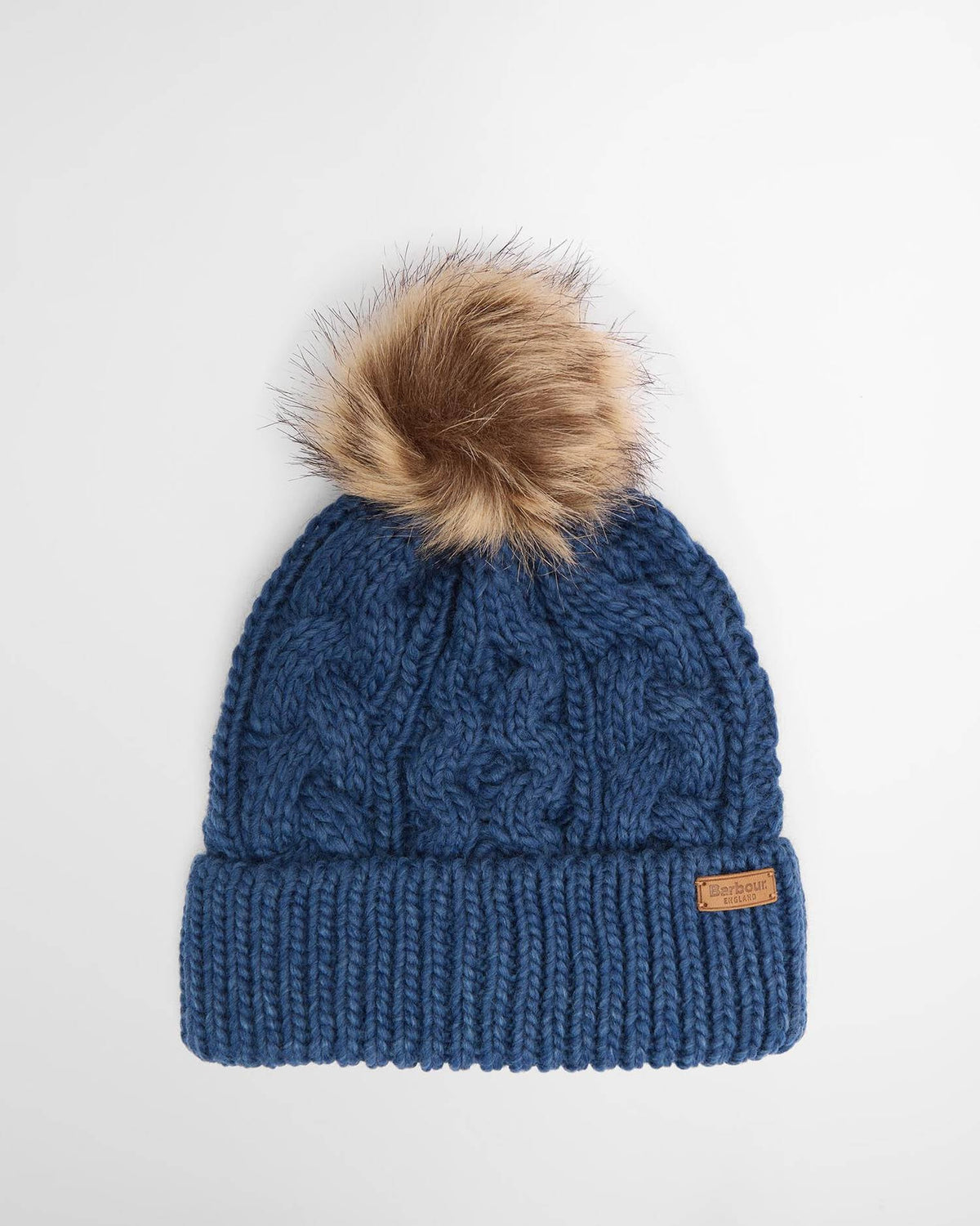 BA Penshaw Cable Knit Beanie NAVY