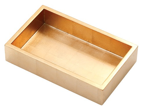 Caspari Guest Towel Lacquer Holder - GOLD