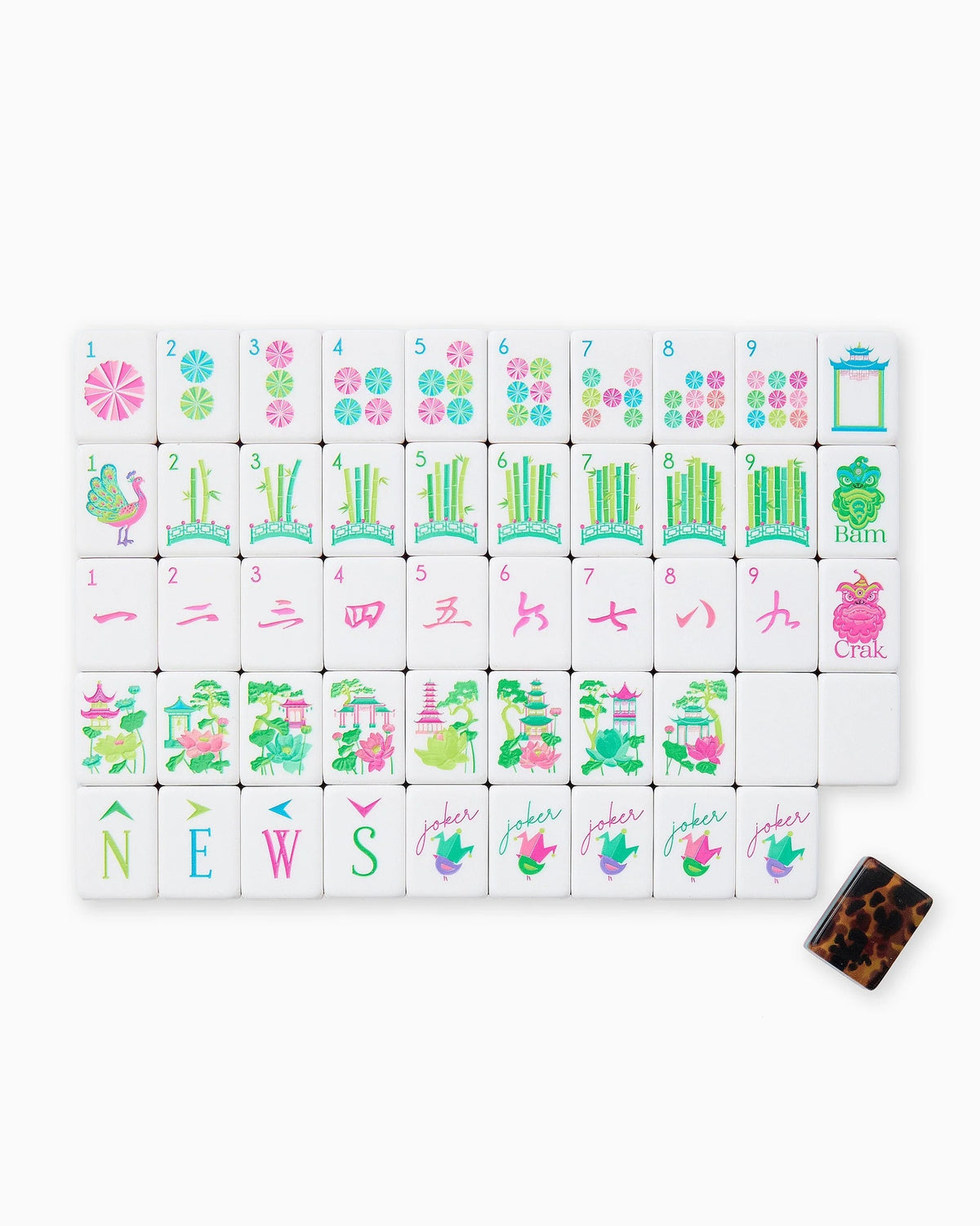 Oh My Mahjong Glow Wild Tile Set