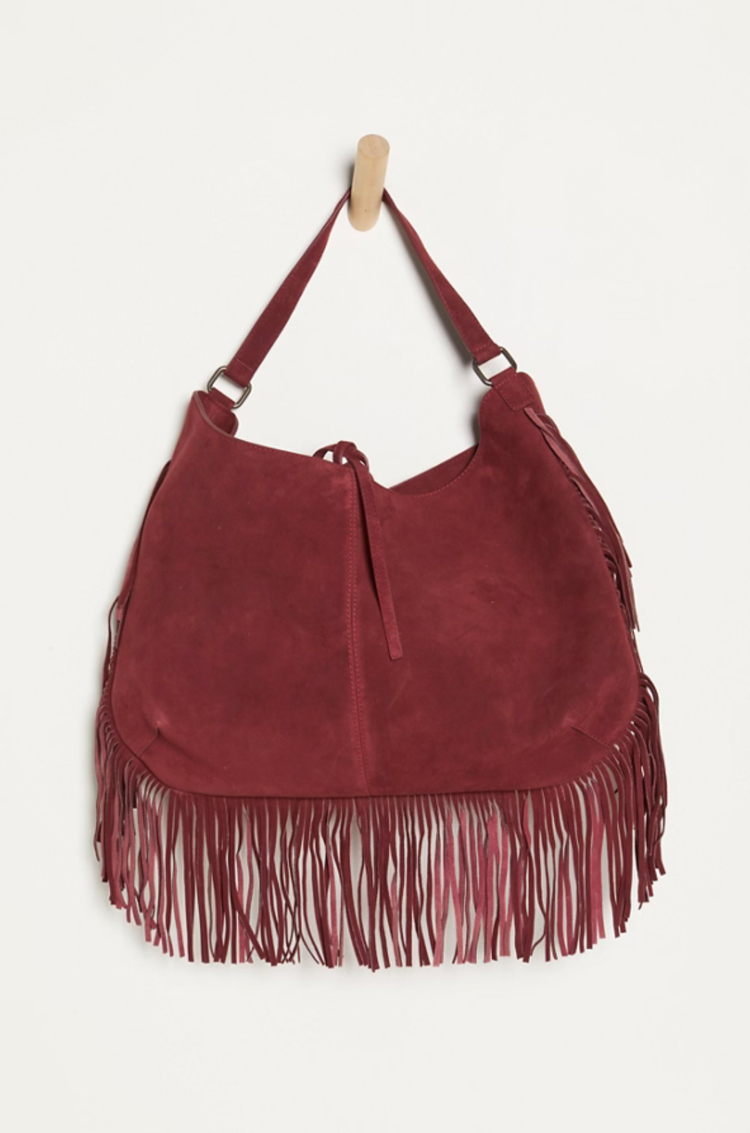 FP Finn Fringe Shoulder Bag MERLOT