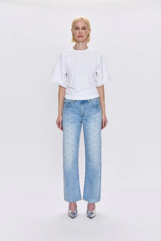 PISTOLA Lexi Studded Denim - ARIES