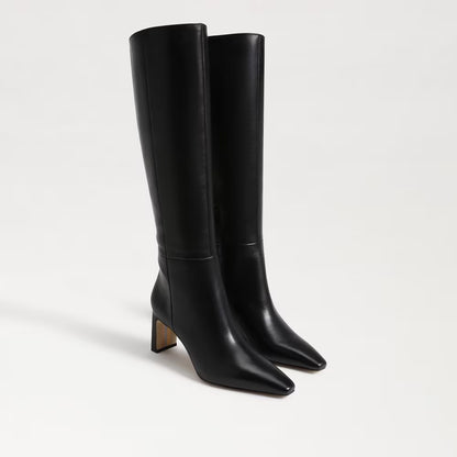 Sam Edelman Sylvia Knee High Boot - BLACK LEATHER
