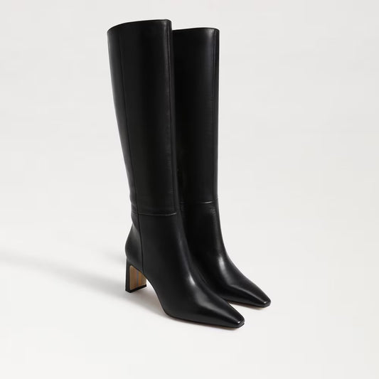 Sam Edelman Sylvia Knee High Boot - BLACK LEATHER