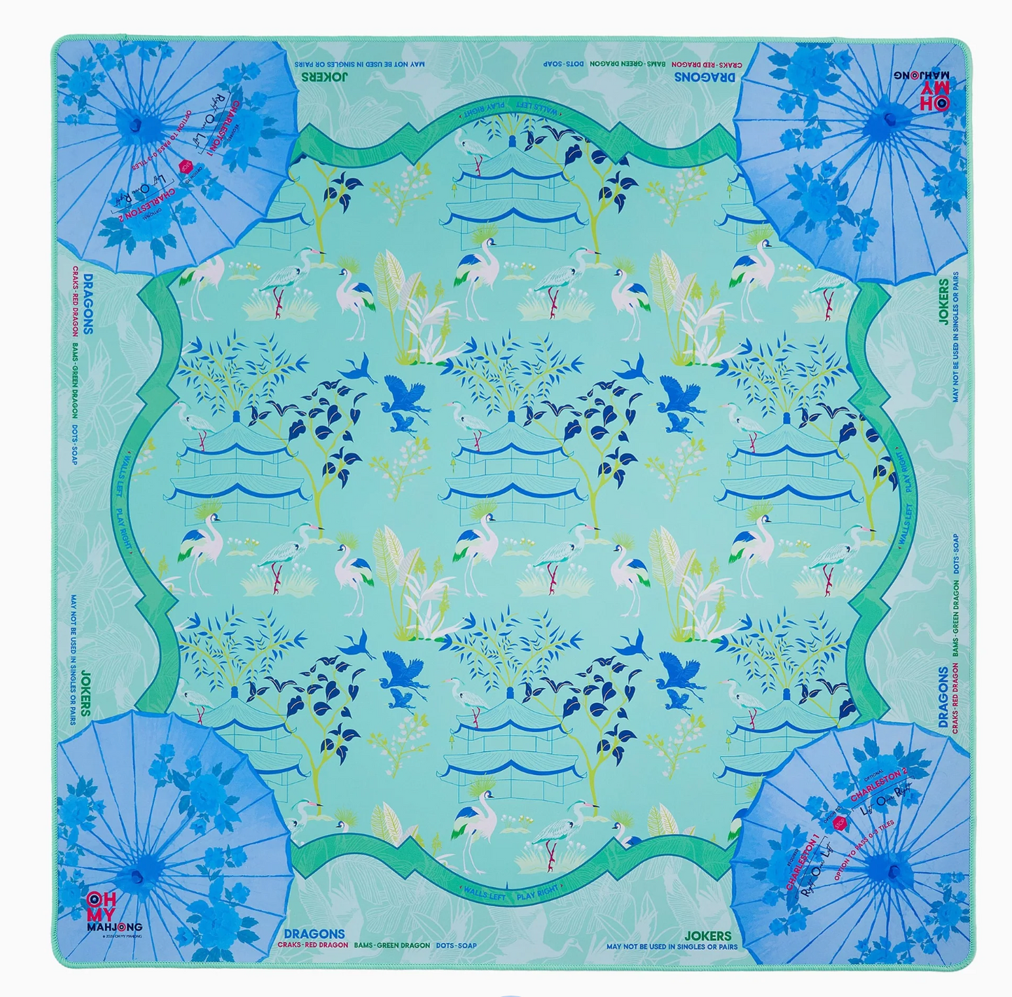 OMM Veranda Mahjong Mat in Tube MULTI