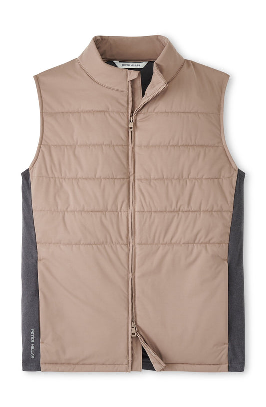 Peter Millar Fuse Hybrid Fleece Vest - POPLAR
