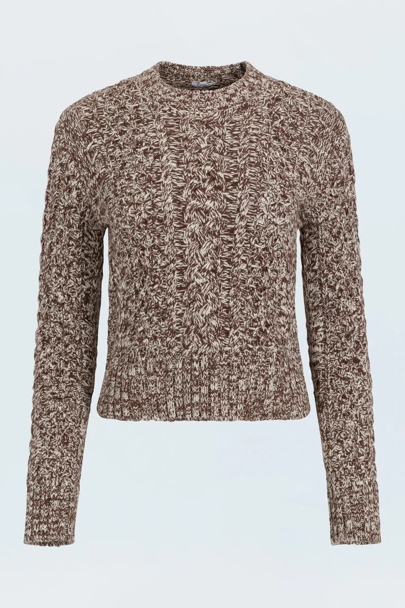 Pistola Quinn Sweater - CHOCOLATE MARL