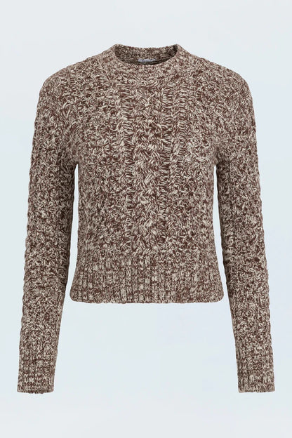 Pistola Quinn Sweater - CHOCOLATE MARL