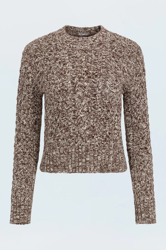 Pistola Quinn Sweater - CHOCOLATE MARL