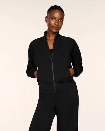SP AirEssentials Pintuck Track Jacket VERY BLACK