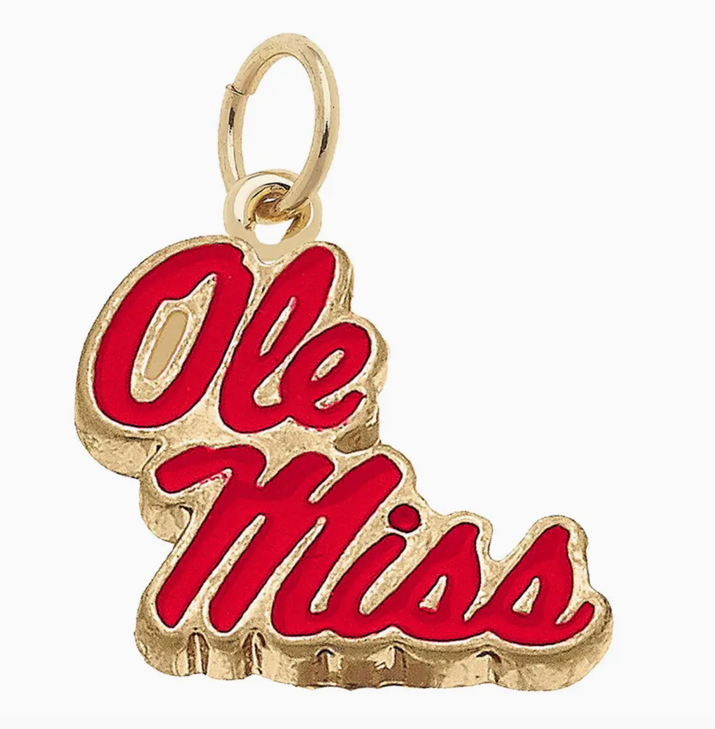 CS Ole Miss Enamel Logo Charm