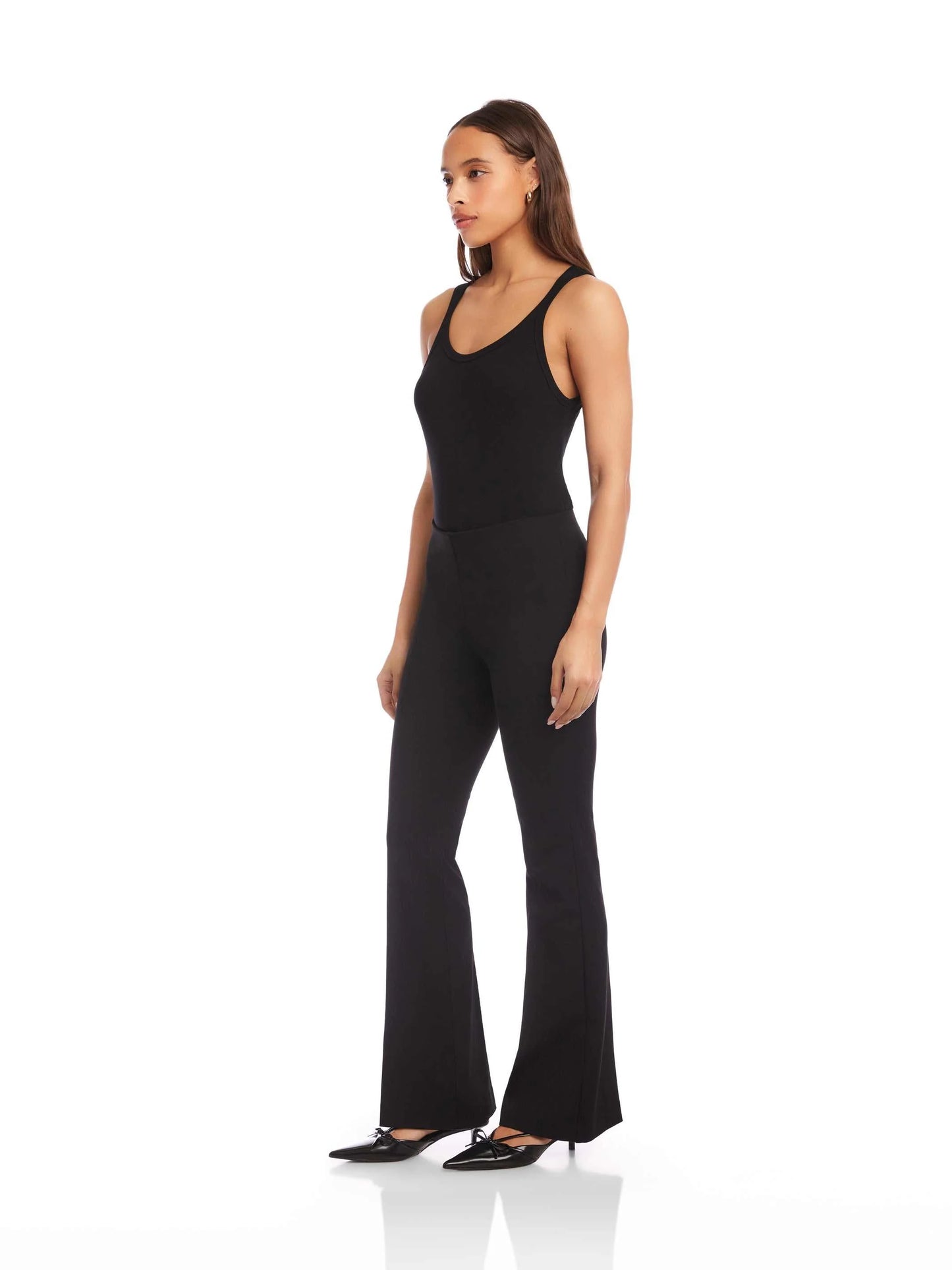 Fifteen Twenty City Bootcut Pants - BLACK