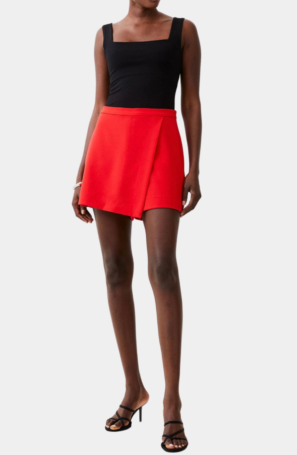 French Connection Whisper Skort TRUE RED