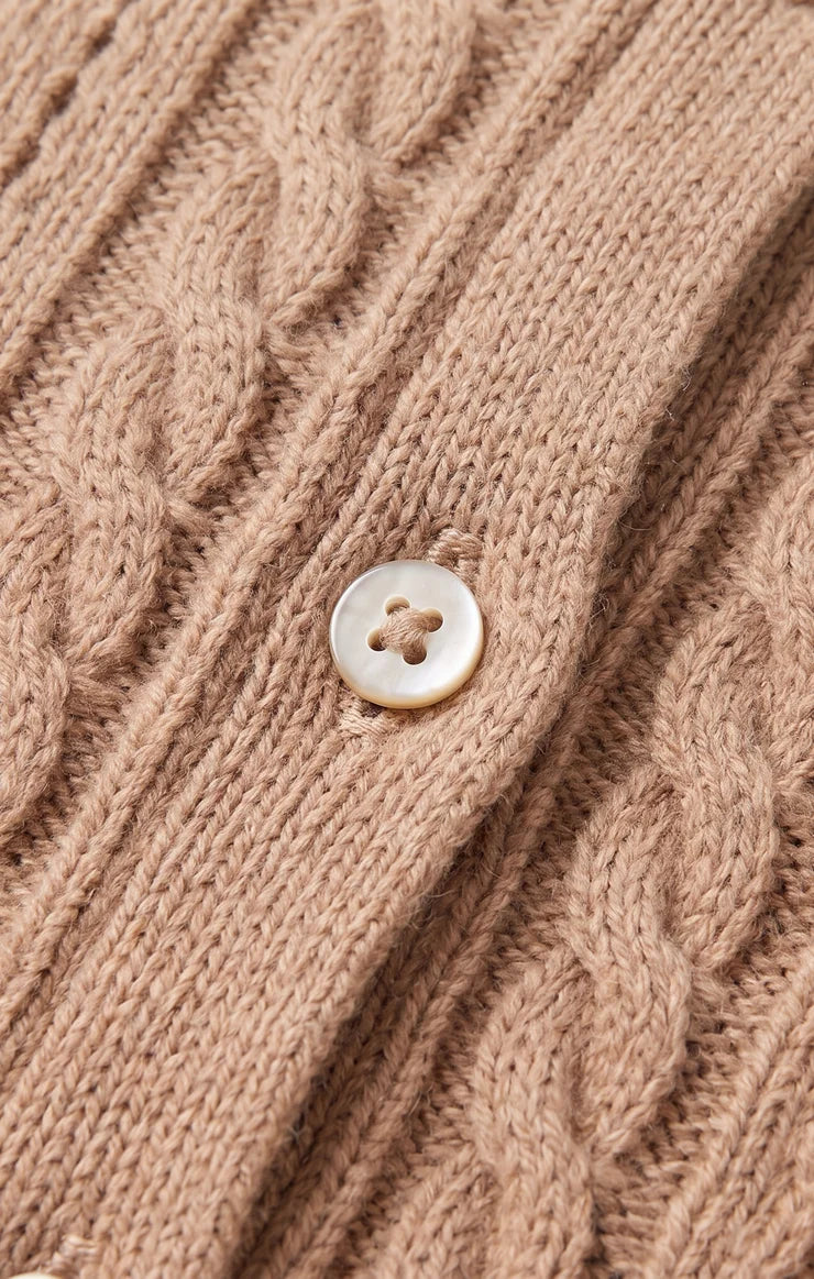 Z SupplyMedina Pointelle Cardigan - MACAROON