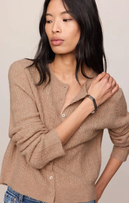 Z SupplyMedina Pointelle Cardigan - MACAROON