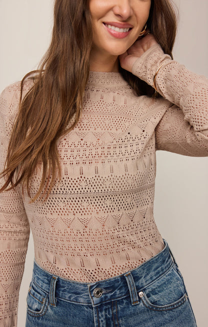 Z Supply Avery Sweater Top - SOFT ECRU