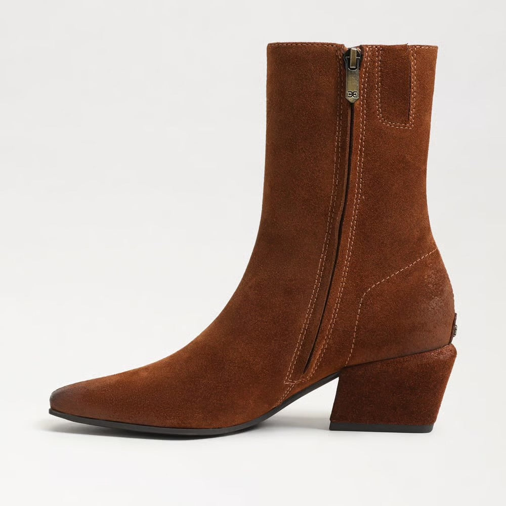 Sam Edelman Harmony Ankle Boot - BOURBON SUEDE