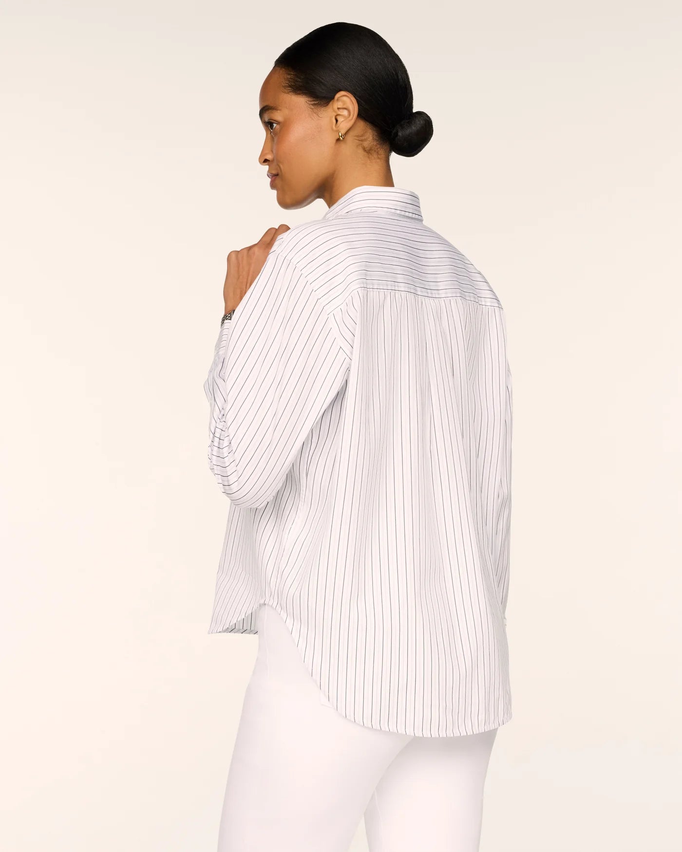 SP Poplin Oversized Button-Up Shirt DUSK/DAYDREAM/CLASSIC WHITE STRIPE