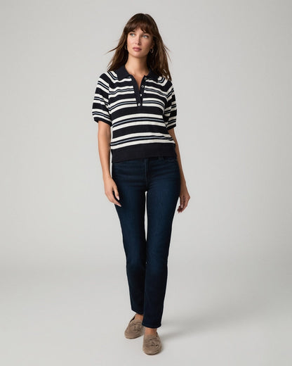 Paige Birch Top - NAVY MULTI