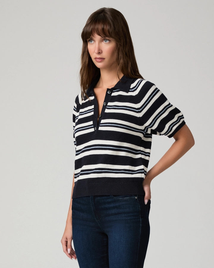 Paige Birch Top - NAVY MULTI