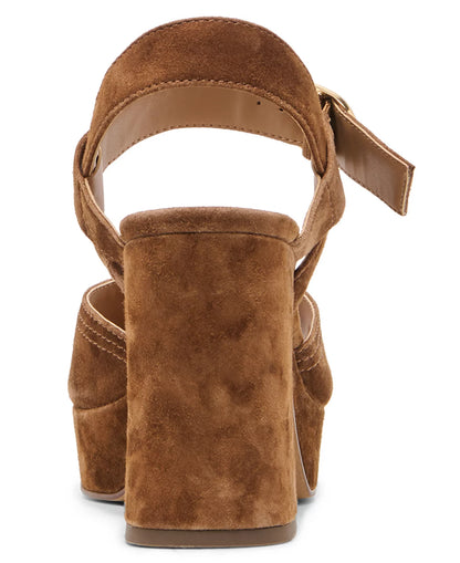 Dolce Vita Fatima Platform Heels - COCOA SUEDE
