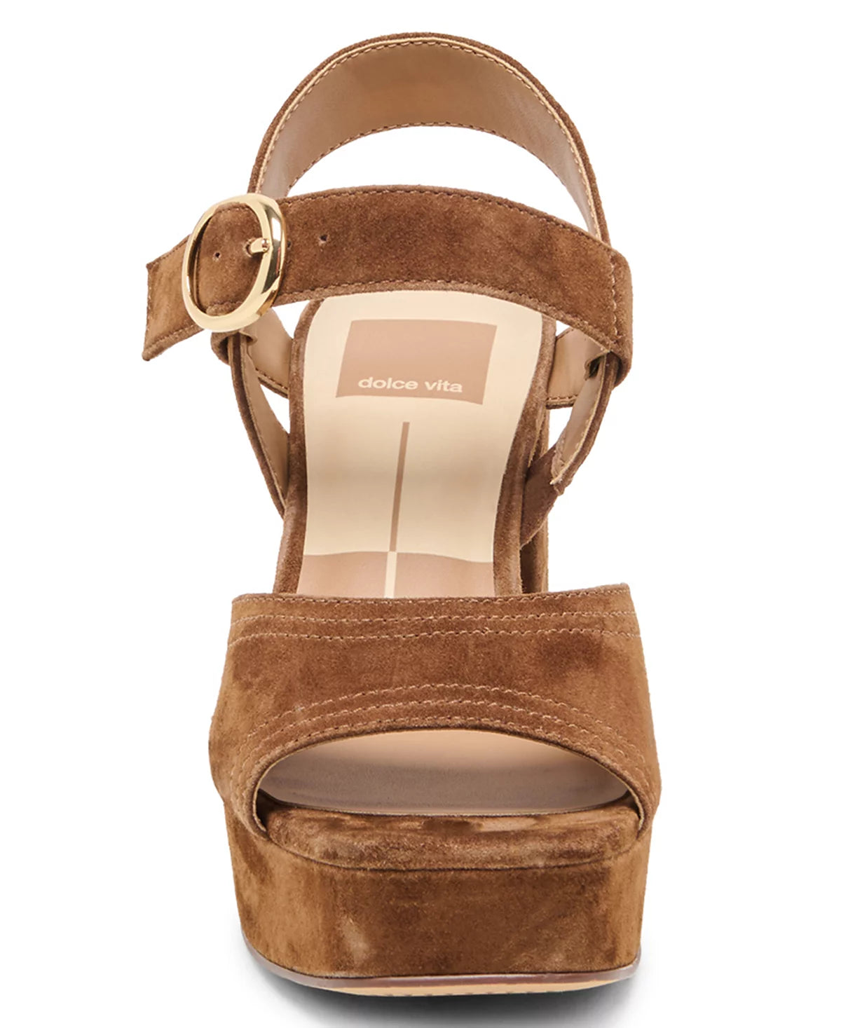 Dolce Vita Fatima Platform Heels - COCOA SUEDE