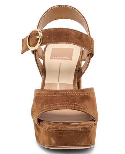 Dolce Vita Fatima Platform Heels - COCOA SUEDE