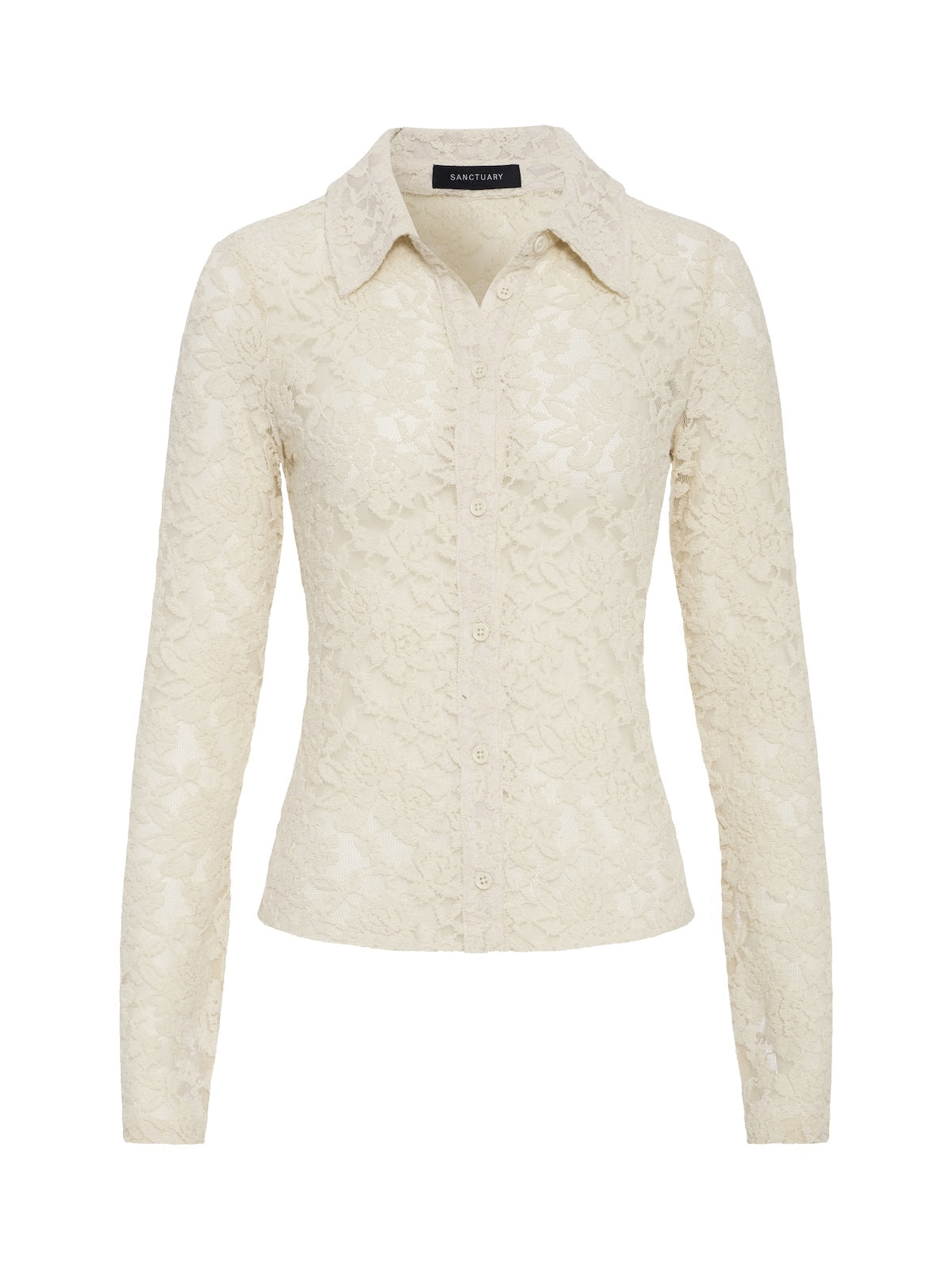 Sanctuary Dreamer Lace Shirt - BONE